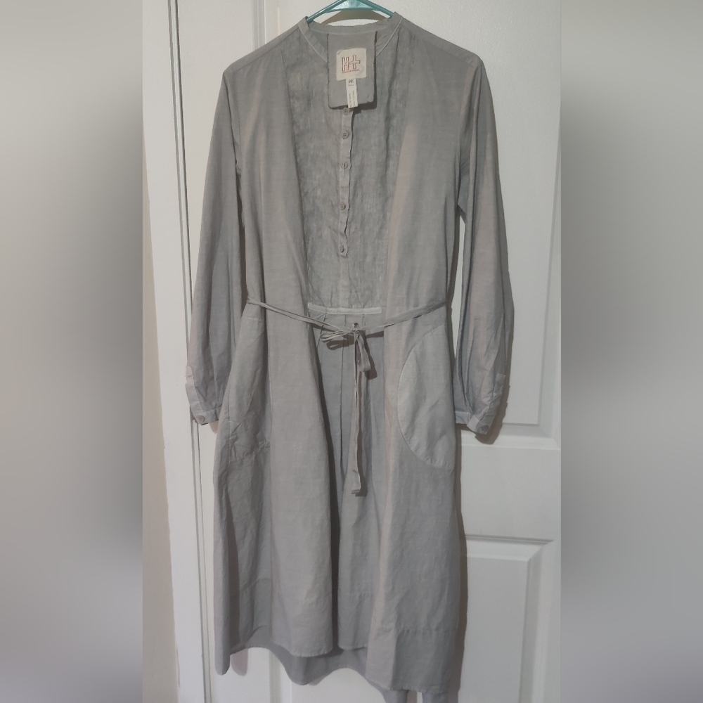 Hannoh wessel 100% Italian linen midi dress.